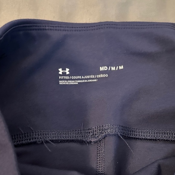 Under armour Set of Black, Blue, and Gray Leggings. 3 pairs M - Picture 3 of 5